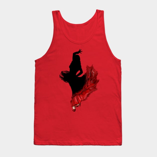 Dancing tango woman Tank Top by AndreyG